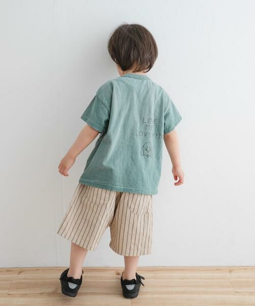 URBAN RESEARCH DOORS / アーバンリサーチ ドアーズ トップス | DENIM DUNGAREE　ビンテージテンジク LOVE DOG Tシャツ(KIDS) | 詳細8