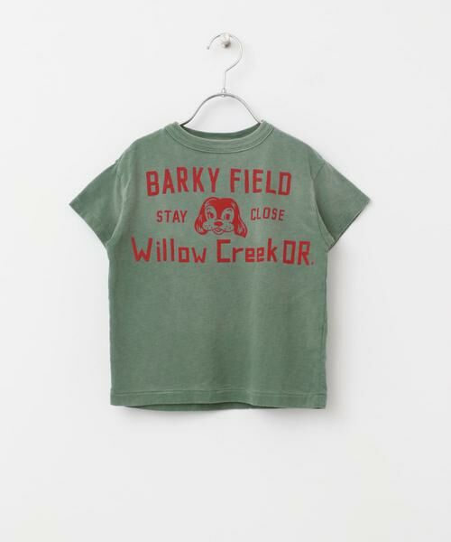 URBAN RESEARCH DOORS / アーバンリサーチ ドアーズ トップス | DENIM DUNGAREE　ビンテージテンジク LOVE DOG Tシャツ(KIDS) | 詳細9