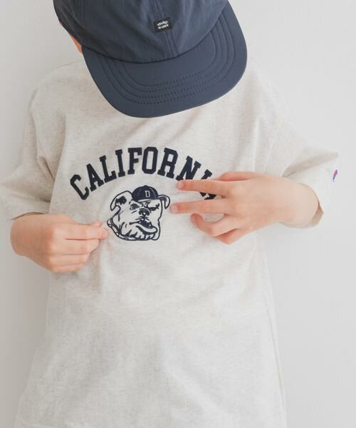 URBAN RESEARCH DOORS / アーバンリサーチ ドアーズ トップス | 『別注』Champion×DOORS　BULLDOG Tシャツ(KIDS) | 詳細2