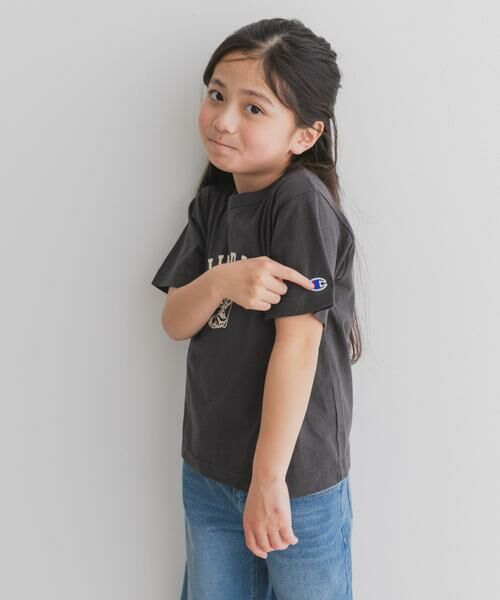 URBAN RESEARCH DOORS / アーバンリサーチ ドアーズ トップス | 『別注』Champion×DOORS　BULLDOG Tシャツ(KIDS) | 詳細19