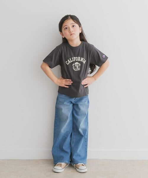 URBAN RESEARCH DOORS / アーバンリサーチ ドアーズ トップス | 『別注』Champion×DOORS　BULLDOG Tシャツ(KIDS) | 詳細21