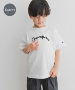 URBAN RESEARCH DOORS / アーバンリサーチ ドアーズ トップス | 『別注』Champion×DOOORS　チェーンステッチロゴTシャツ(KIDS)
