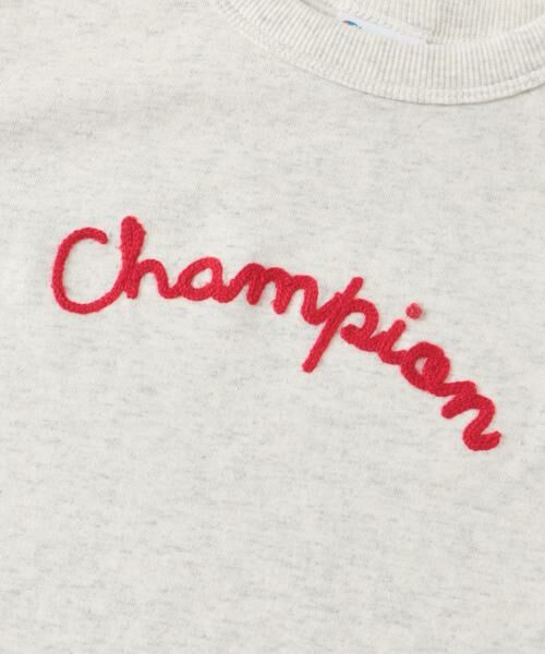 URBAN RESEARCH DOORS / アーバンリサーチ ドアーズ トップス | 『別注』Champion×DOOORS チェーンステッチロゴTシャツ(KIDS) | 詳細27