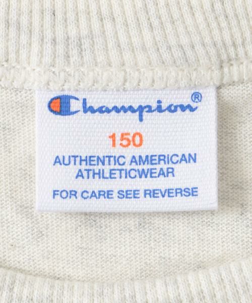 URBAN RESEARCH DOORS / アーバンリサーチ ドアーズ トップス | 『別注』Champion×DOOORS チェーンステッチロゴTシャツ(KIDS) | 詳細30