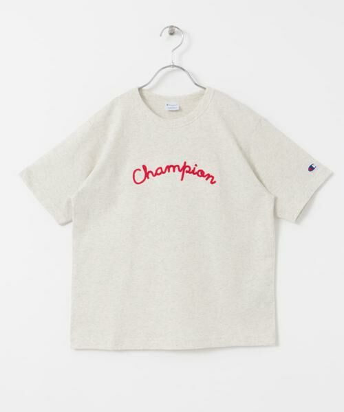 URBAN RESEARCH DOORS / アーバンリサーチ ドアーズ トップス | 『別注』Champion×DOOORS チェーンステッチロゴTシャツ(KIDS) | 詳細25