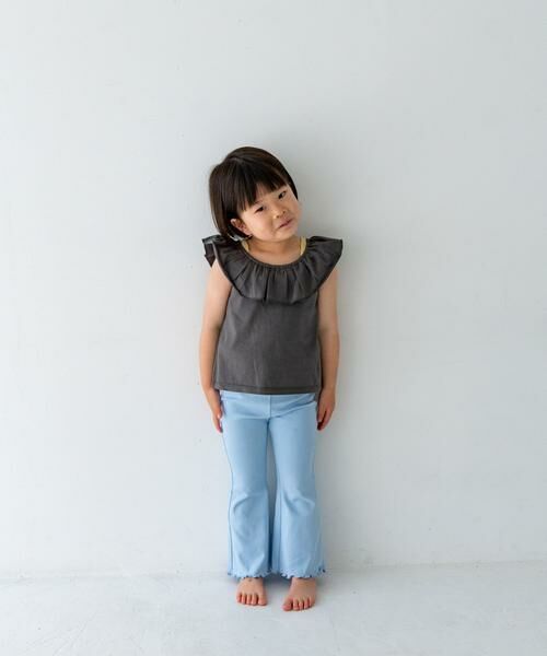 URBAN RESEARCH DOORS / アーバンリサーチ ドアーズ パンツ | Pippi+Lotta　Flare cotton pants(KIDS) | 詳細18