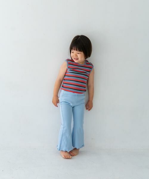 URBAN RESEARCH DOORS / アーバンリサーチ ドアーズ パンツ | Pippi+Lotta　Flare cotton pants(KIDS) | 詳細9