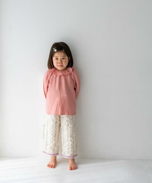 URBAN RESEARCH DOORS / アーバンリサーチ ドアーズ パンツ | Pippi+Lotta　Flower long pants(KIDS) | 詳細11
