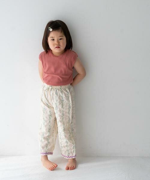 URBAN RESEARCH DOORS / アーバンリサーチ ドアーズ パンツ | Pippi+Lotta　Flower long pants(KIDS) | 詳細13