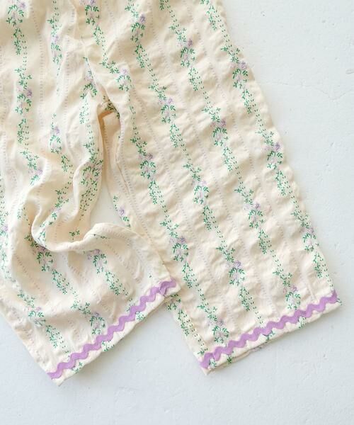 URBAN RESEARCH DOORS / アーバンリサーチ ドアーズ パンツ | Pippi+Lotta　Flower long pants(KIDS) | 詳細16