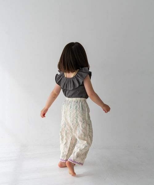 URBAN RESEARCH DOORS / アーバンリサーチ ドアーズ パンツ | Pippi+Lotta　Flower long pants(KIDS) | 詳細8