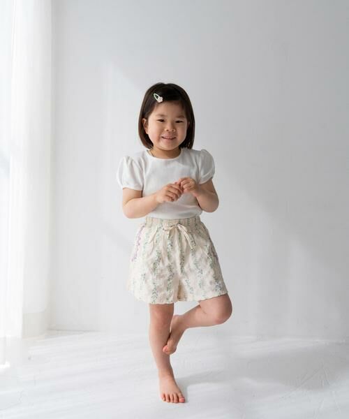 URBAN RESEARCH DOORS / アーバンリサーチ ドアーズ パンツ | Pippi+Lotta　Flower short pants(KIDS) | 詳細10