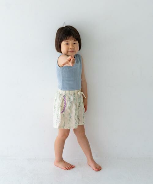 URBAN RESEARCH DOORS / アーバンリサーチ ドアーズ パンツ | Pippi+Lotta　Flower short pants(KIDS) | 詳細11