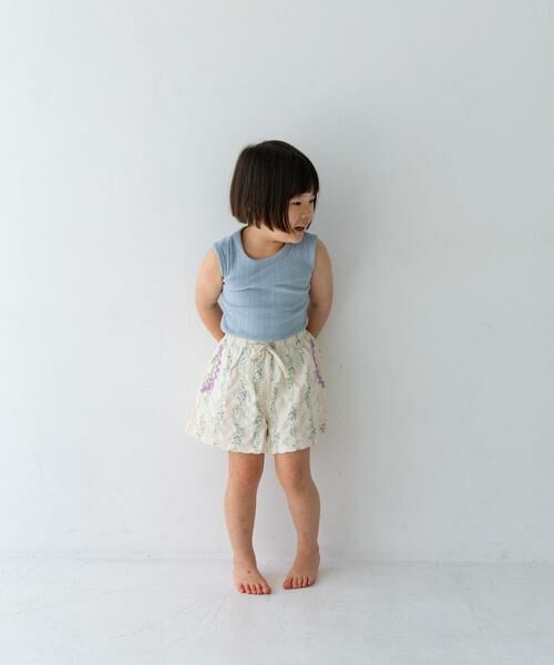 URBAN RESEARCH DOORS / アーバンリサーチ ドアーズ パンツ | Pippi+Lotta　Flower short pants(KIDS) | 詳細12