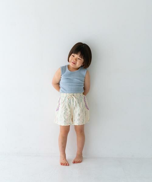 URBAN RESEARCH DOORS / アーバンリサーチ ドアーズ パンツ | Pippi+Lotta　Flower short pants(KIDS) | 詳細14