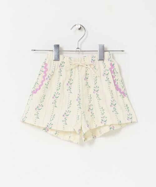 URBAN RESEARCH DOORS / アーバンリサーチ ドアーズ パンツ | Pippi+Lotta　Flower short pants(KIDS) | 詳細18