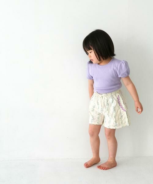 URBAN RESEARCH DOORS / アーバンリサーチ ドアーズ パンツ | Pippi+Lotta　Flower short pants(KIDS) | 詳細4