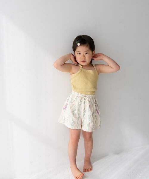 URBAN RESEARCH DOORS / アーバンリサーチ ドアーズ パンツ | Pippi+Lotta　Flower short pants(KIDS) | 詳細7