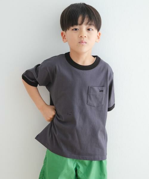 URBAN RESEARCH DOORS / アーバンリサーチ ドアーズ トップス | 『別注』Lee×DOORS リンガーTシャツ(KIDS) | 詳細23