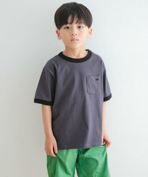 URBAN RESEARCH DOORS / アーバンリサーチ ドアーズ トップス | 『別注』Lee×DOORS リンガーTシャツ(KIDS) | 詳細24