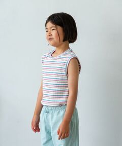URBAN RESEARCH DOORS / アーバンリサーチ ドアーズ トップス | Pippi+Lotta　Multi stripe sleeveless(KIDS)
