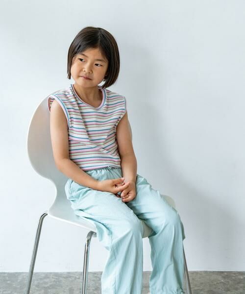 URBAN RESEARCH DOORS / アーバンリサーチ ドアーズ トップス | Pippi+Lotta　Multi stripe sleeveless(KIDS) | 詳細3