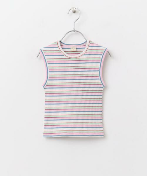 URBAN RESEARCH DOORS / アーバンリサーチ ドアーズ トップス | Pippi+Lotta　Multi stripe sleeveless(KIDS) | 詳細8