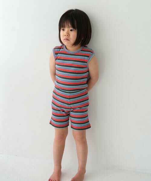 URBAN RESEARCH DOORS / アーバンリサーチ ドアーズ トップス | Pippi+Lotta　Multi stripe sleeveless(KIDS) | 詳細23
