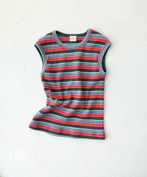 URBAN RESEARCH DOORS / アーバンリサーチ ドアーズ トップス | Pippi+Lotta　Multi stripe sleeveless(KIDS) | 詳細26