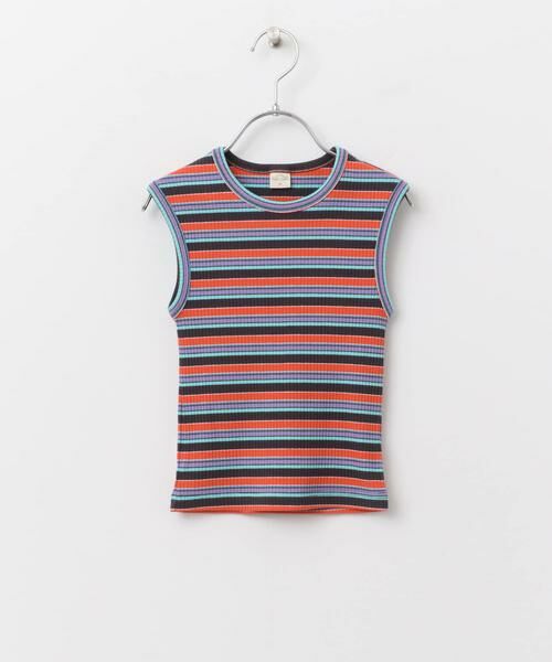 URBAN RESEARCH DOORS / アーバンリサーチ ドアーズ トップス | Pippi+Lotta　Multi stripe sleeveless(KIDS) | 詳細28