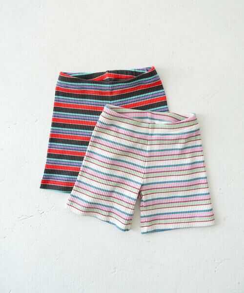 URBAN RESEARCH DOORS / アーバンリサーチ ドアーズ パンツ | Pippi+Lotta　Multi stripe shorts(KIDS) | 詳細13