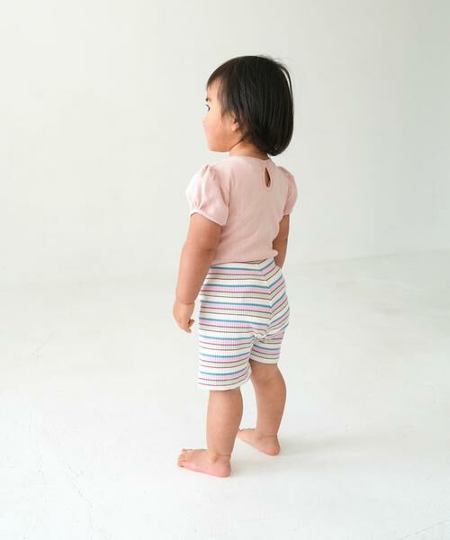 URBAN RESEARCH DOORS / アーバンリサーチ ドアーズ パンツ | Pippi+Lotta　Multi stripe shorts(KIDS) | 詳細4