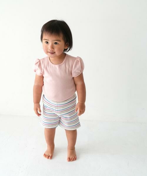 URBAN RESEARCH DOORS / アーバンリサーチ ドアーズ パンツ | Pippi+Lotta　Multi stripe shorts(KIDS) | 詳細5
