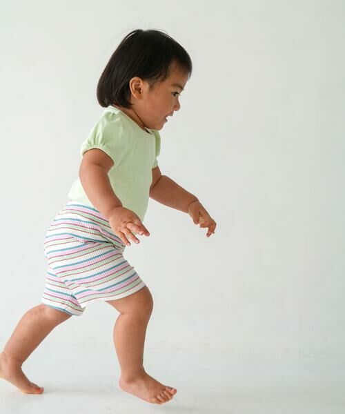 URBAN RESEARCH DOORS / アーバンリサーチ ドアーズ パンツ | Pippi+Lotta　Multi stripe shorts(KIDS) | 詳細6