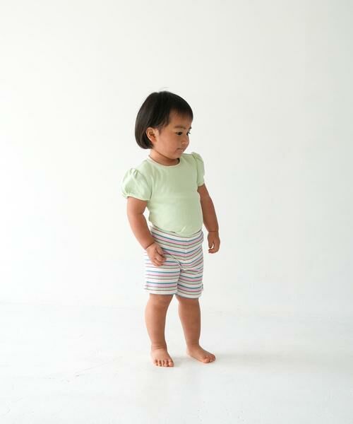 URBAN RESEARCH DOORS / アーバンリサーチ ドアーズ パンツ | Pippi+Lotta　Multi stripe shorts(KIDS) | 詳細8