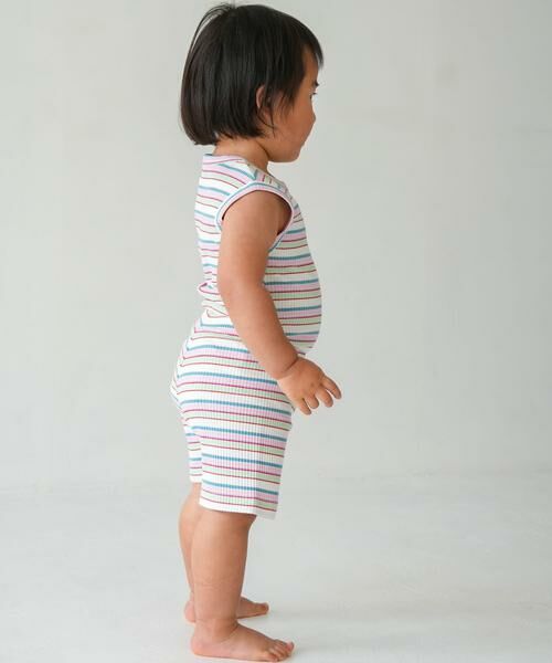 URBAN RESEARCH DOORS / アーバンリサーチ ドアーズ パンツ | Pippi+Lotta　Multi stripe shorts(KIDS) | 詳細9