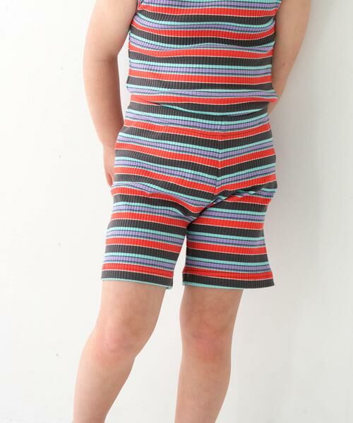 URBAN RESEARCH DOORS / アーバンリサーチ ドアーズ パンツ | Pippi+Lotta　Multi stripe shorts(KIDS) | 詳細16