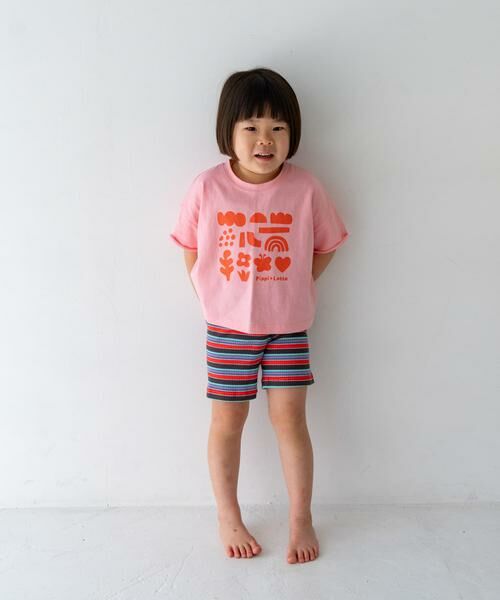 URBAN RESEARCH DOORS / アーバンリサーチ ドアーズ パンツ | Pippi+Lotta　Multi stripe shorts(KIDS) | 詳細27
