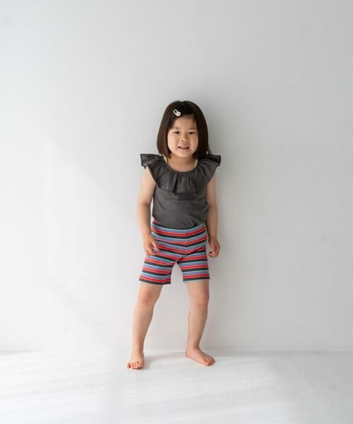 URBAN RESEARCH DOORS / アーバンリサーチ ドアーズ パンツ | Pippi+Lotta　Multi stripe shorts(KIDS) | 詳細22