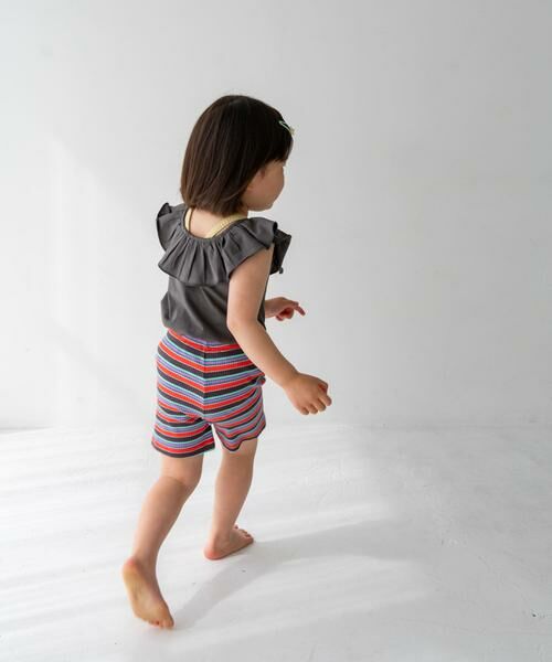 URBAN RESEARCH DOORS / アーバンリサーチ ドアーズ パンツ | Pippi+Lotta　Multi stripe shorts(KIDS) | 詳細24