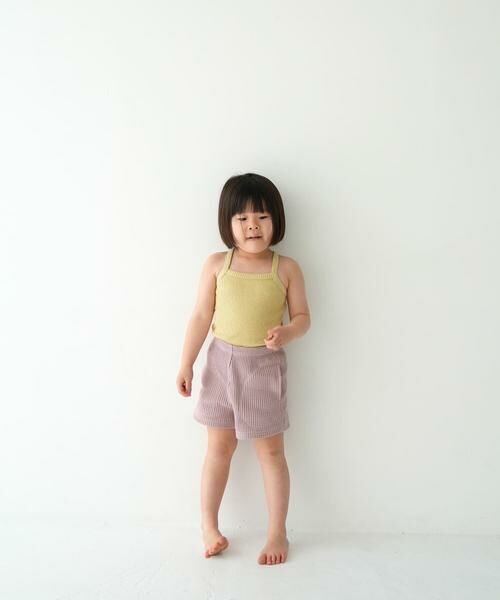 URBAN RESEARCH DOORS / アーバンリサーチ ドアーズ トップス | Pippi+Lotta　Ribbed camisole(KIDS) | 詳細5