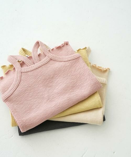 URBAN RESEARCH DOORS / アーバンリサーチ ドアーズ トップス | Pippi+Lotta　Ribbed camisole(KIDS) | 詳細27