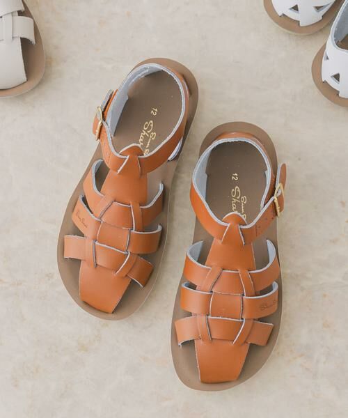 URBAN RESEARCH DOORS/アーバンリサーチ ドアーズ Salt Water Sandals SS Shark(KIDS) ブラウン 16