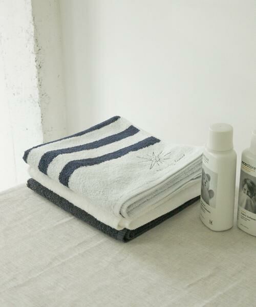 URBAN RESEARCH DOORS / アーバンリサーチ ドアーズ タオル | DOORS LIVING PRODUCTS　Bath Towel navy | 詳細7