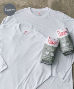 URBAN RESEARCH DOORS / アーバンリサーチ ドアーズ Tシャツ | 『別注』Hanes×DOORS　2P DOORS Fit Long-Sleeve T-shirts2