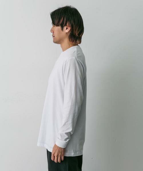 URBAN RESEARCH DOORS / アーバンリサーチ ドアーズ Tシャツ | 『別注』Hanes×DOORS　2P DOORS Fit Long-Sleeve T-shirts2 | 詳細12