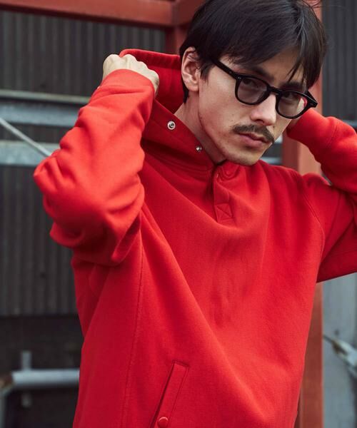 URBAN RESEARCH DOORS / アーバンリサーチ ドアーズ パーカー | 『別注』Champion×DOORS　RW HALF SNAP PARKA | 詳細5