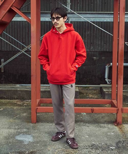 URBAN RESEARCH DOORS / アーバンリサーチ ドアーズ パーカー | 『別注』Champion×DOORS　RW HALF SNAP PARKA | 詳細6