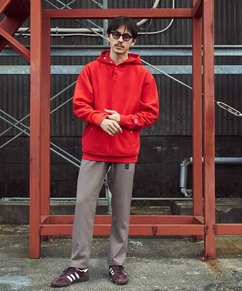 URBAN RESEARCH DOORS / アーバンリサーチ ドアーズ パーカー | 『別注』Champion×DOORS　RW HALF SNAP PARKA | 詳細7