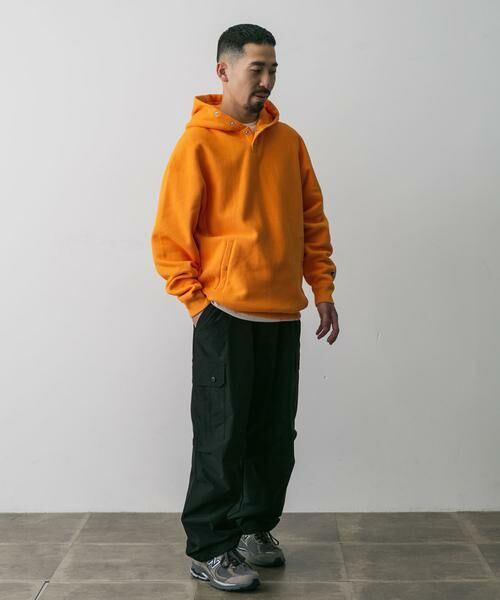 URBAN RESEARCH DOORS / アーバンリサーチ ドアーズ パーカー | 『別注』Champion×DOORS　RW HALF SNAP PARKA | 詳細21